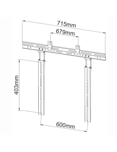 Supporto Soundbar da 10kg per TV o...