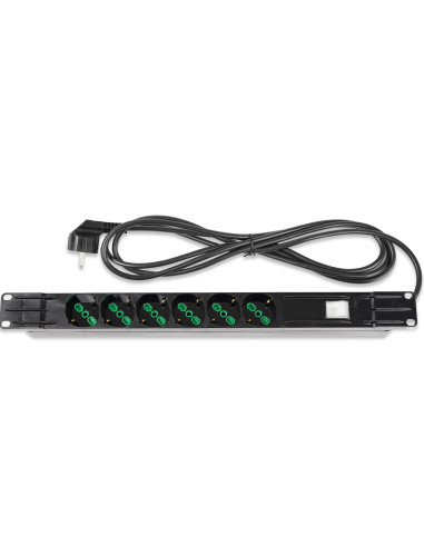 Multipresa 6 Posti da Rack 19'' Cavo...