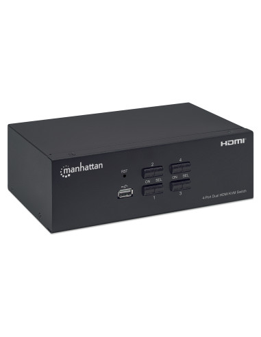 Switch KVM HDMI 4 porte Doppio monitor