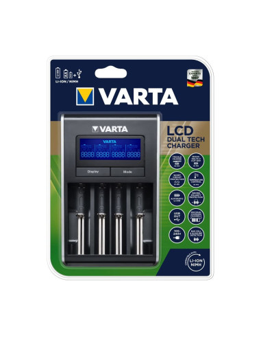 Caricabatterie LCD Dual Tech Charger...