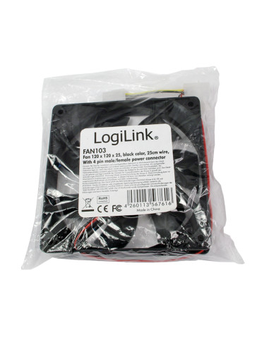 Ventola PC 120x120x25 12V 1800RPM con...