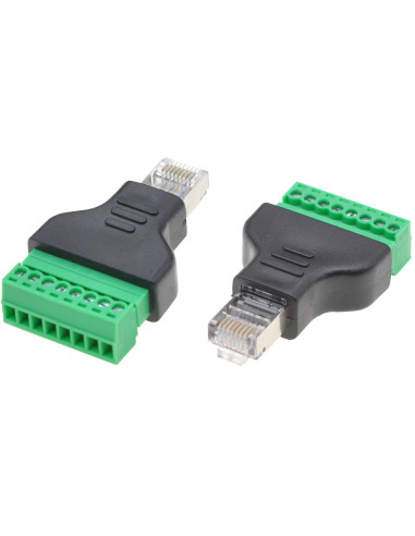 Adattatore Connettore RJ45 Maschio...