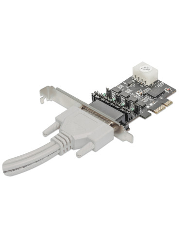 Scheda PCI Express 4 Porte DB9 RS-232