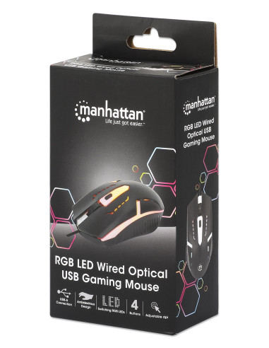 Mouse Ottico USB Gaming 1500 Dpi...