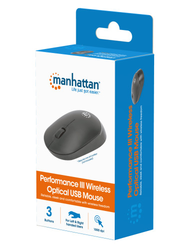 Mouse Ottico Wireless USB 1000 Dpi...