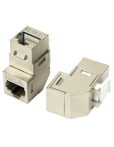Accoppiatore RJ45 F/F 90&deg Cat.6A...