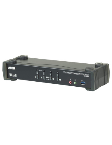 Switch KVMP 4K DisplayPort a 4 porte...