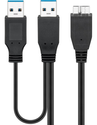 Cavo USB 3.2 SuperSpeed ad Y 2x A M /...