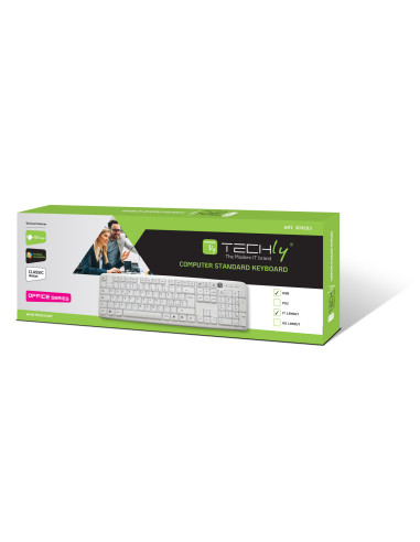 Tastiera USB 105 Tasti Bianco