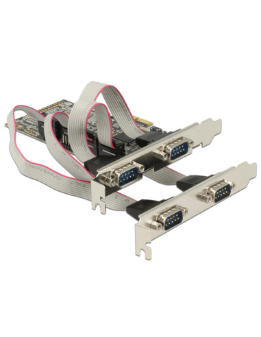 Scheda PCI Express 4 Porte Seriali...