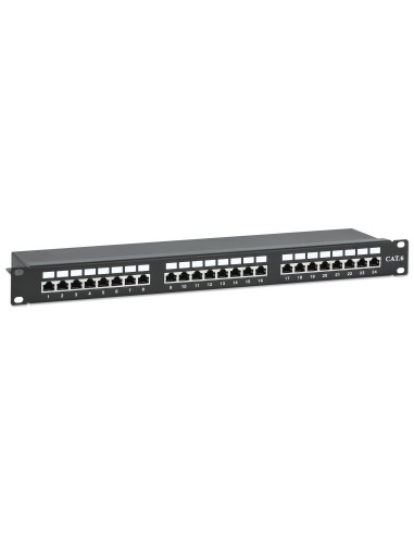 Pannello Patch STP 24 Posti RJ45 Cat.6