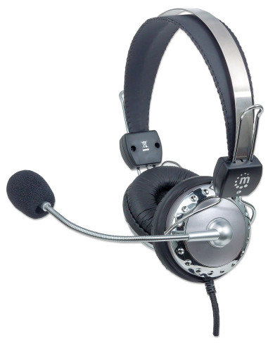 Cuffia Stereo con Microfono con Asta...
