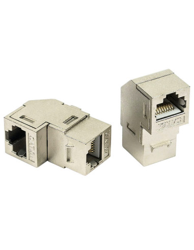 Accoppiatore RJ45 F/F 90&deg Cat.6A...