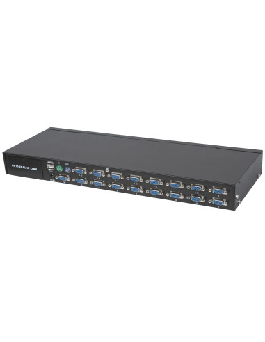 KVM Switch 16 porte combo USB + PS/2,...