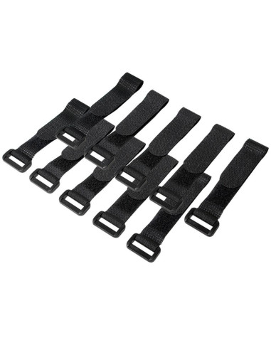 Fascette Fermacavo Nero in Velcro Set...