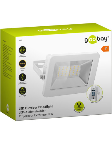 Faretto LED da Esterno IP65 30W Bianco