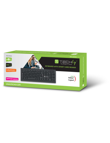 Tastiera USB con Lettore Smart Card...