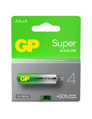 Confezione 4 Batterie GP Super...
