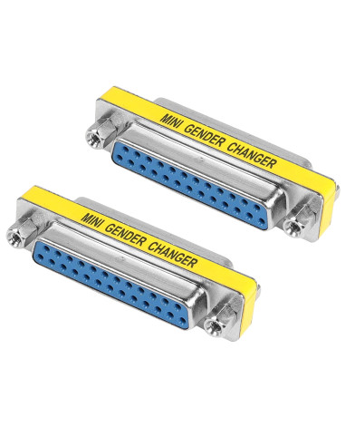 Adattatore Mini Gender Changer DB25 F/F