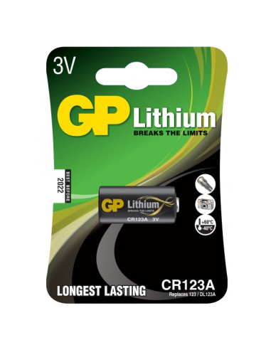 Blister 1 Batteria al Litio CR123A