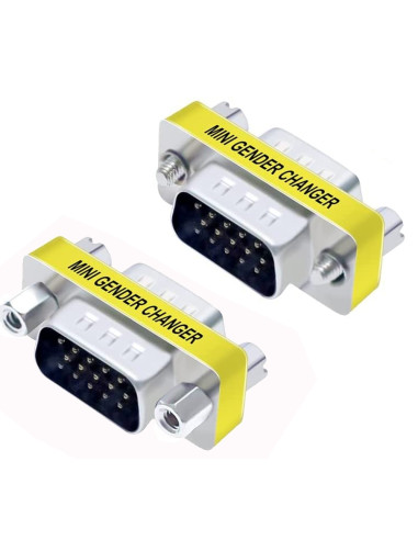 Mini Gender Changer VGA DB 15 poli HD...