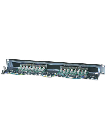 Pannello patch STP 16 posti RJ45 cat. 6