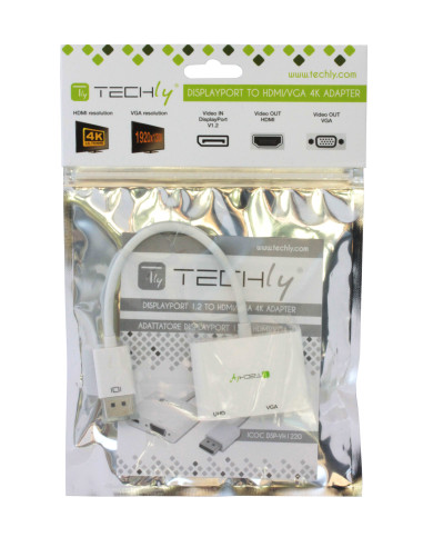 Adattatore DisplayPort ad HDMI/VGA 4K...