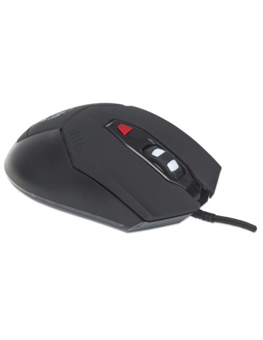 Manhattan 176071 mouse Ambidestro USB tipo A Ottico 2400 DPI