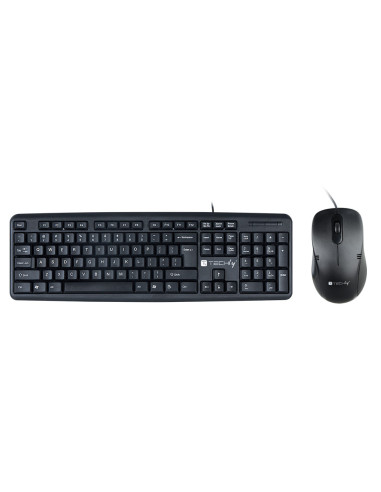 Kit Tastiera e Mouse USB Nero