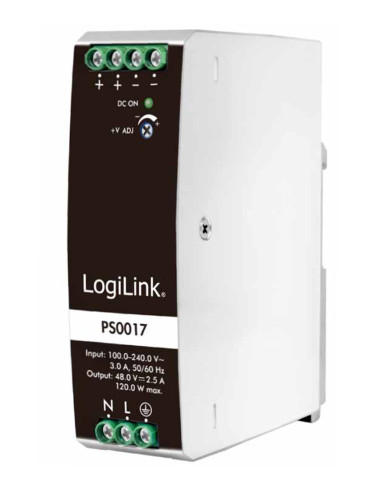 Alimentatore su Guida DIN 48V 2,5A 120W