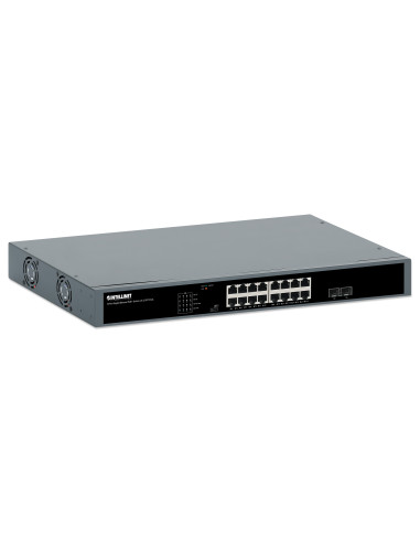 Gigabit Ethernet Switch PoE+ 16 porte...