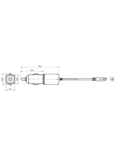 Techly Alimentatore da Auto (12 24V) Micro-USB 1A (IPW-CAR-MICRO1)