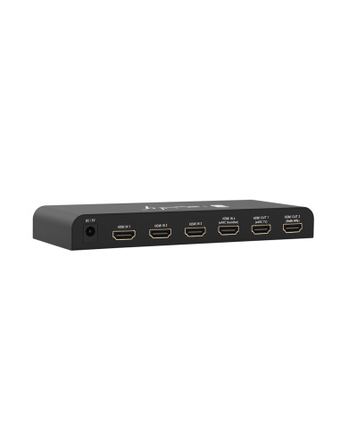 Switch HDMI 2.0 4x1 4K@60Hz con...
