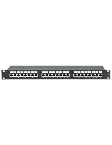 Pannello Patch STP 24 Posti RJ45 Cat.6