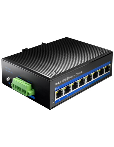 Switch Industriale Gigabit 8 Porte,...