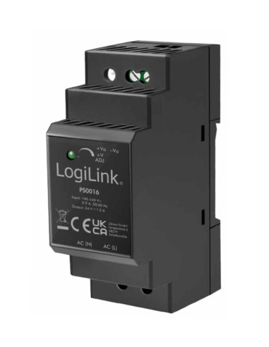 Alimentatore su Guida DIN 24V 1,5A 36W