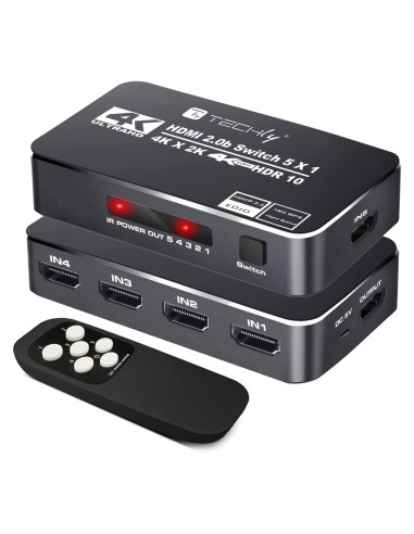 Switch HDMI 2.0b 5in 1out 4K HDR...