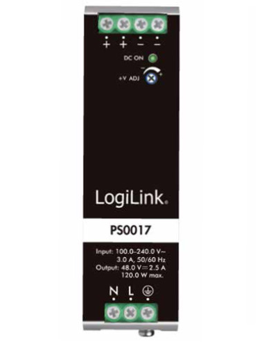 Alimentatore su Guida DIN 48V 2,5A 120W