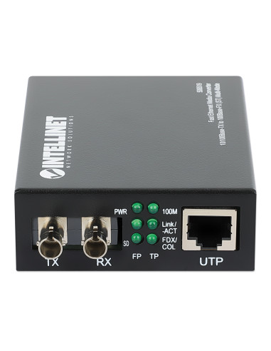 Convertitore RJ45 - Fibra ST 100Base-TX