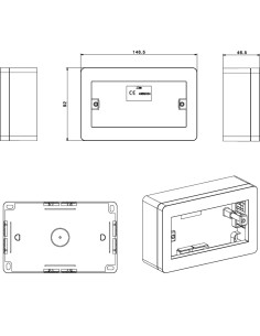 Scatola Universale IP40 per...