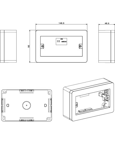 Scatola Universale IP40 per...