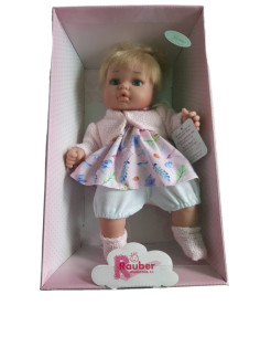 Bambola Rauber vestito rosa...