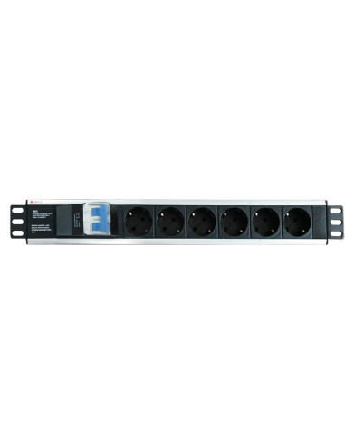 Multipresa 6 Posti da Rack 19'' con...