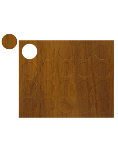 Panda adesivi coprivite Noce  mm13 Pz 20