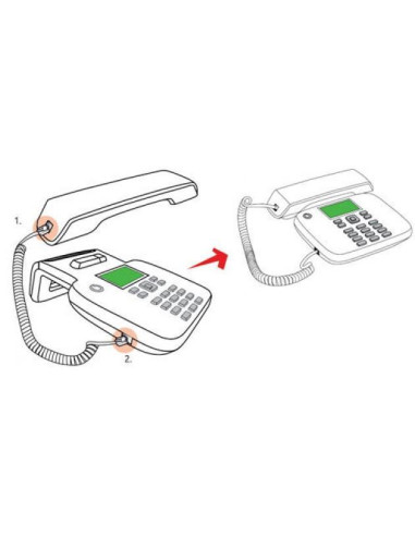 Cavo telefonico spiralato per...