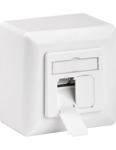 Presa a Muro Esterna 2xRJ45 Cat.6A...