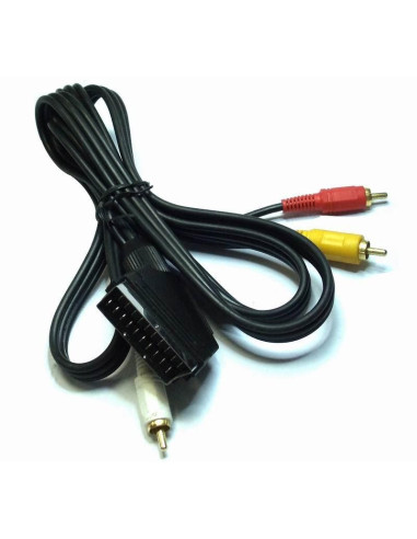 Cavo Audio video Scart RCA 2 Mt IN/Out