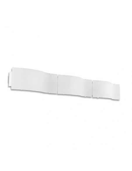 Applique onda Bianco laccato 3xg9 max 75w