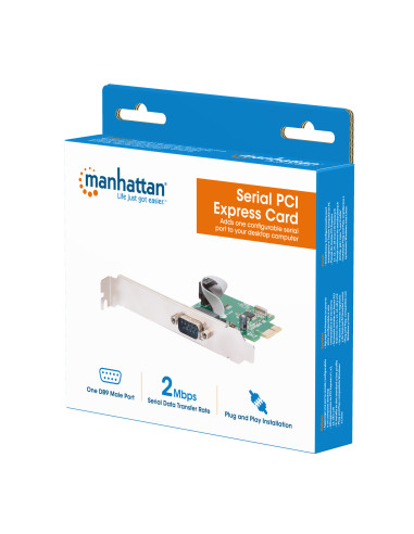 Scheda PCI Express Seriale 1 Porta DB9 M