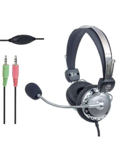 Cuffia Stereo con Microfono con Asta...
